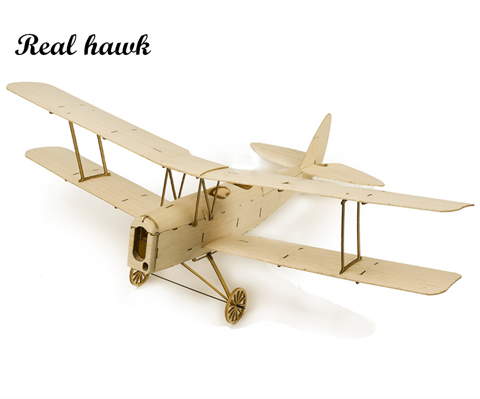 Model Kit Frame - RC เครื่องบินเลเซอร์ตัดไม้ Balsa เครื่องบิน Micro Tiger