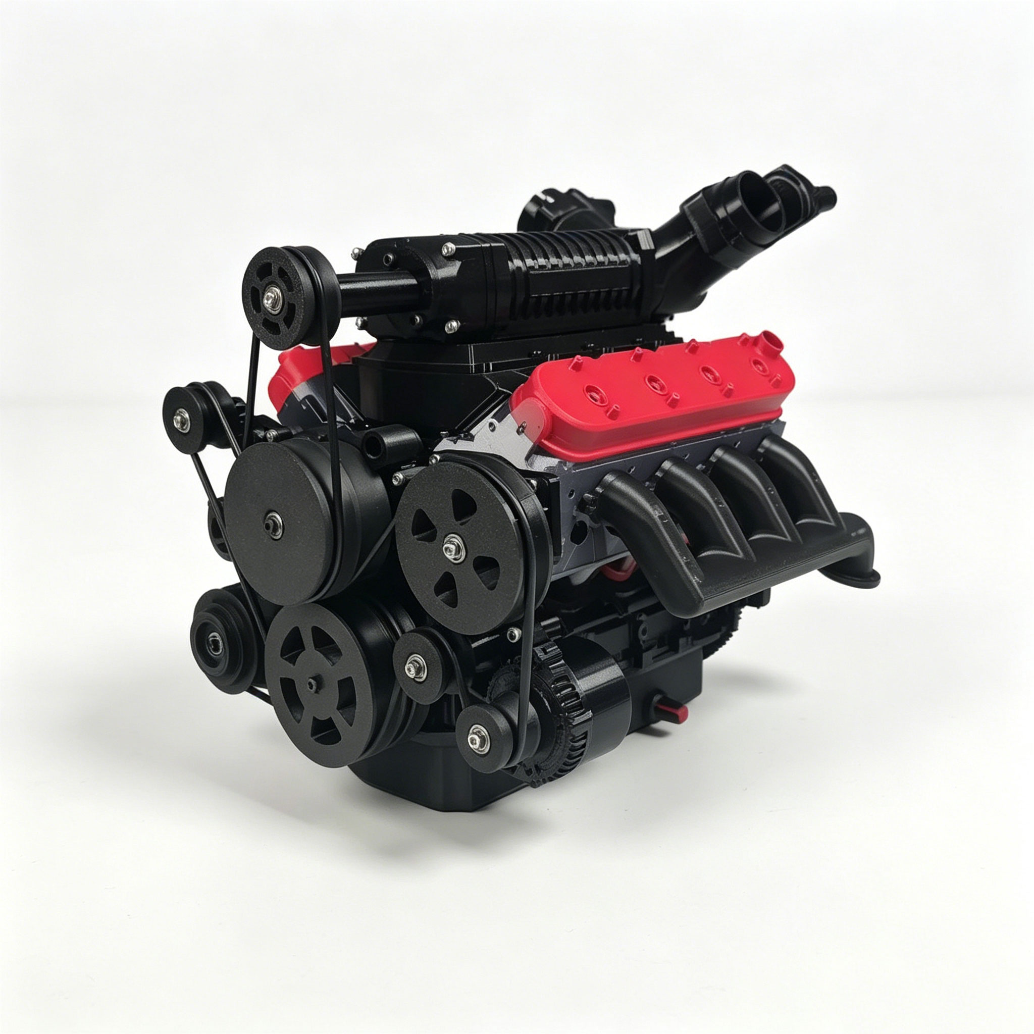 Model Kit V8 Engine - ชุดประกอบแบบจำลองเครื่องยนต์ LS3 V8 พิมพ์ 3 มิติ