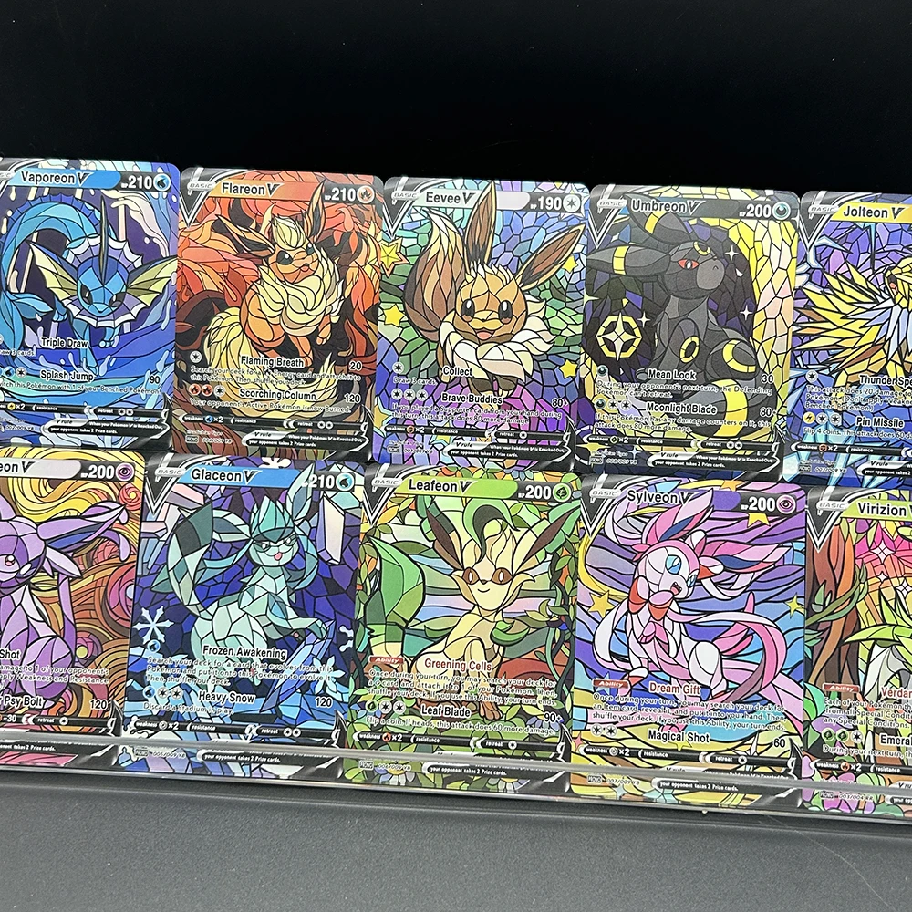 Model Kit Umbreon - 10 ชิ้น/เซ็ต DIY PTCG อีวุย อัมเบรียน