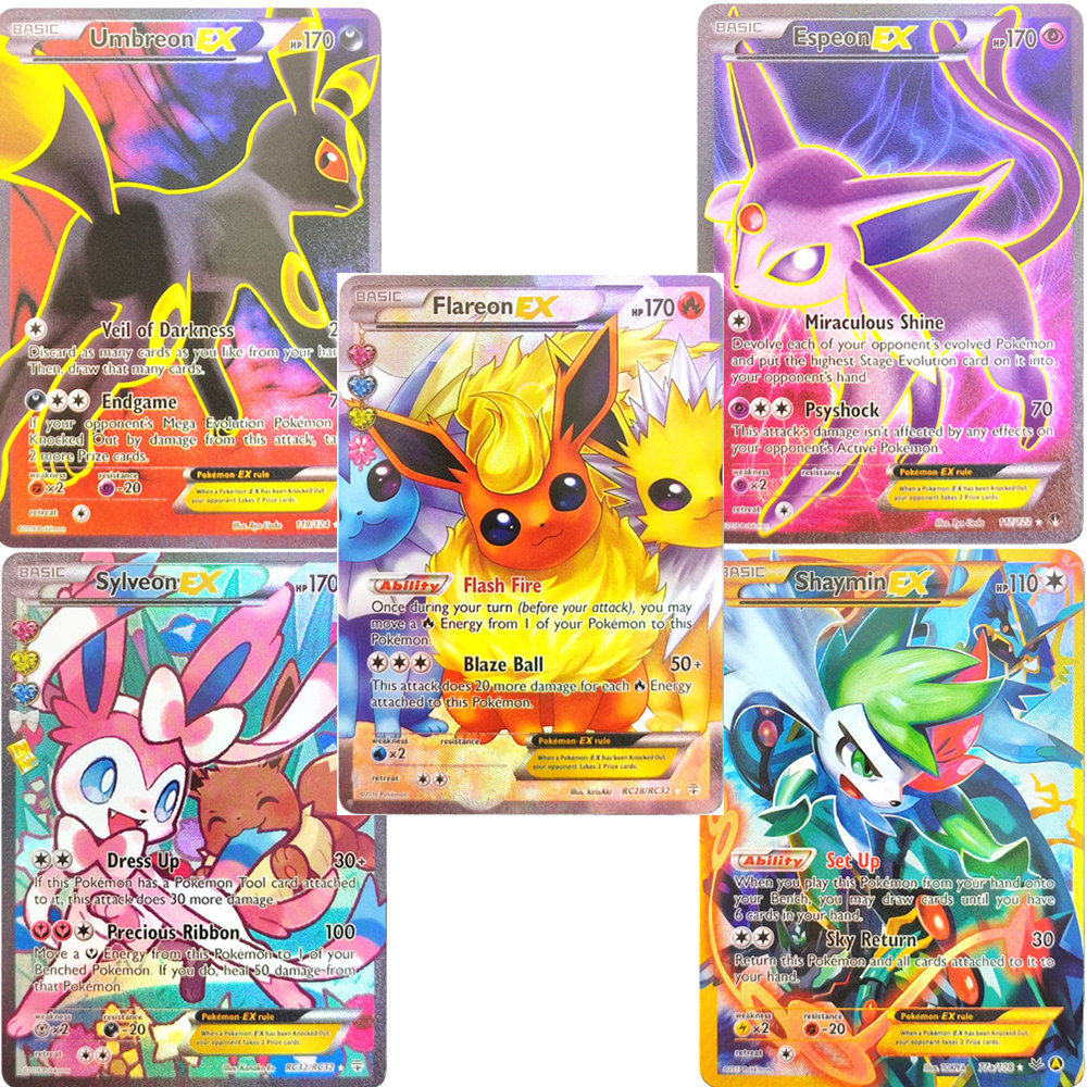 Model Kit Umbreon - การ์ดสะสม Proxy TCG XY Umbreon Espeon