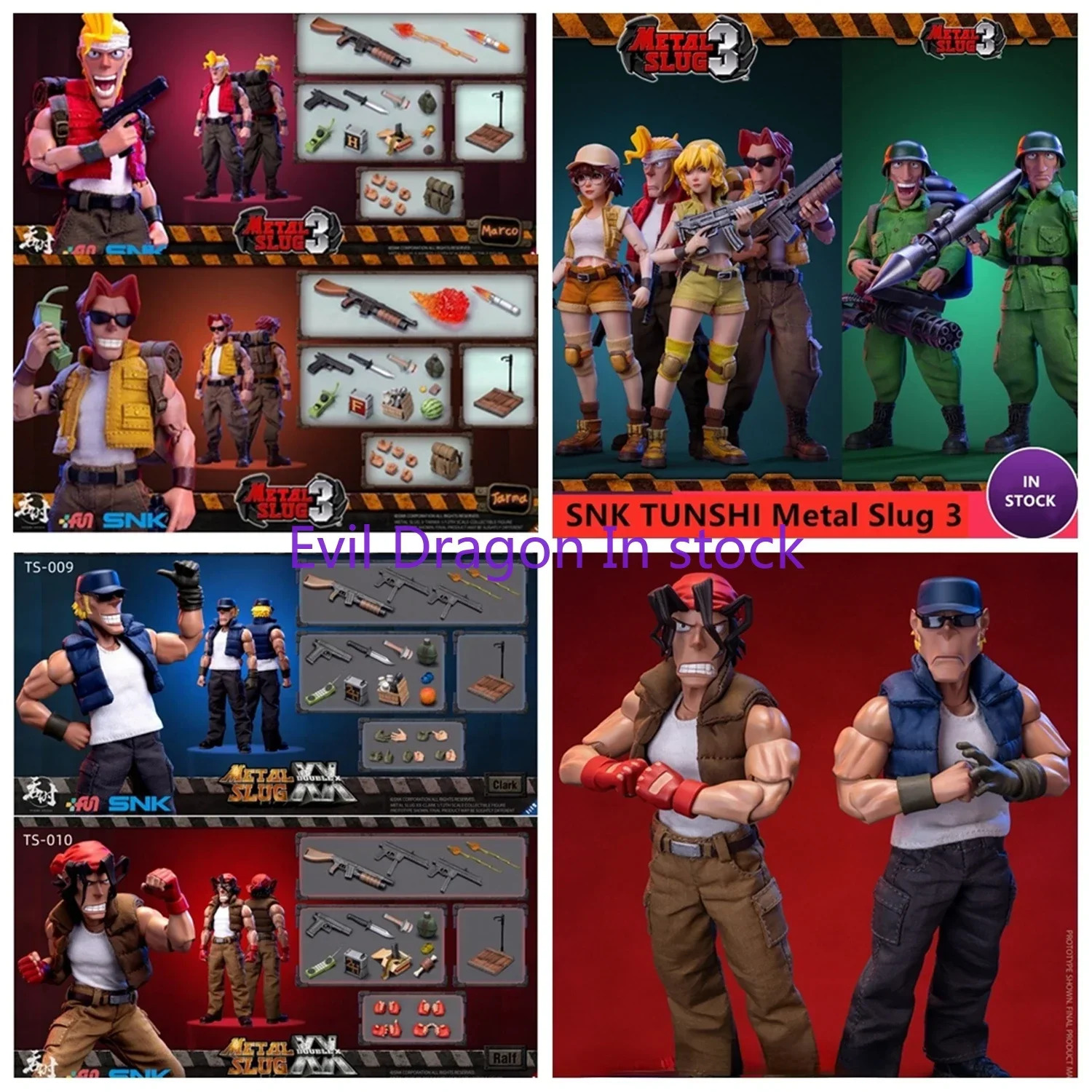 Model Kit Metal Slug - 【STOCK】TUNSHI Studio Original SNK รุ่นอย่างเป็นทางการ Metal
