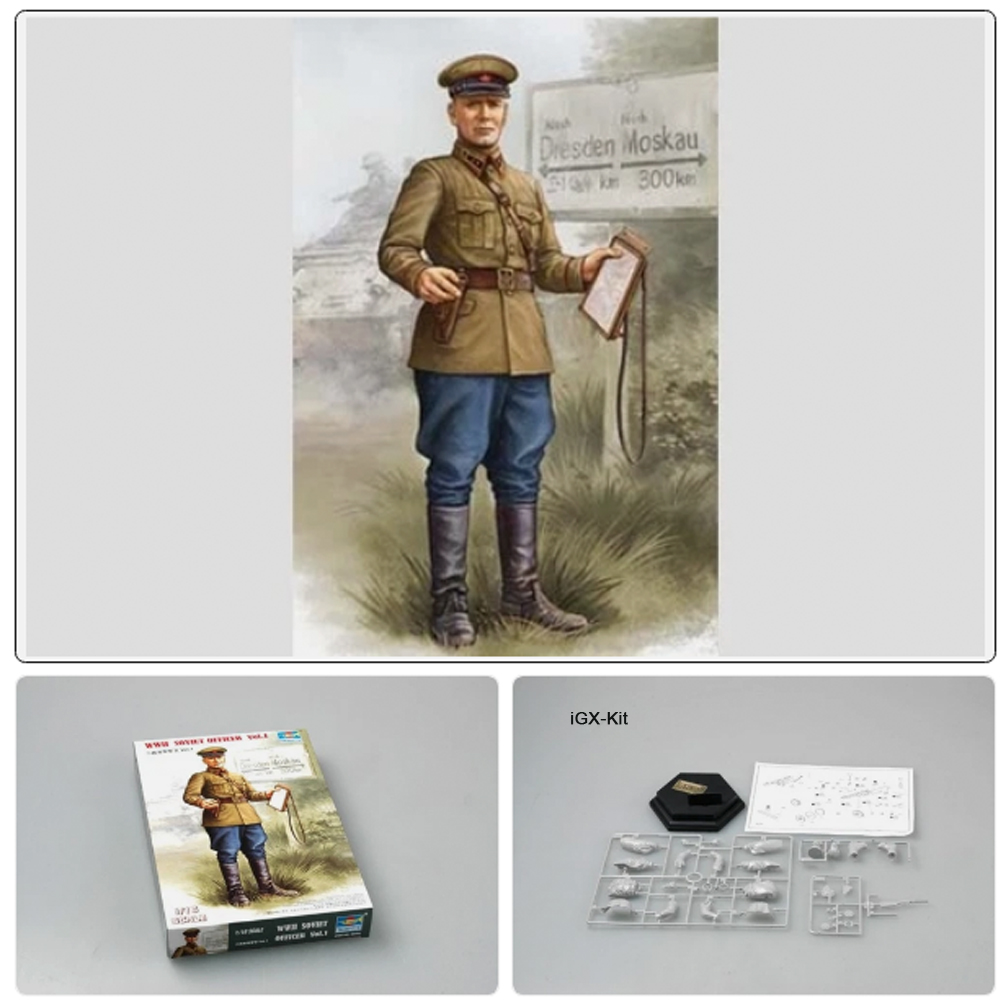 Model Kit In Era - ทรัมเป็ตเตอร์ 00703 1/16 สเกล ทหารโซเวียต VOL