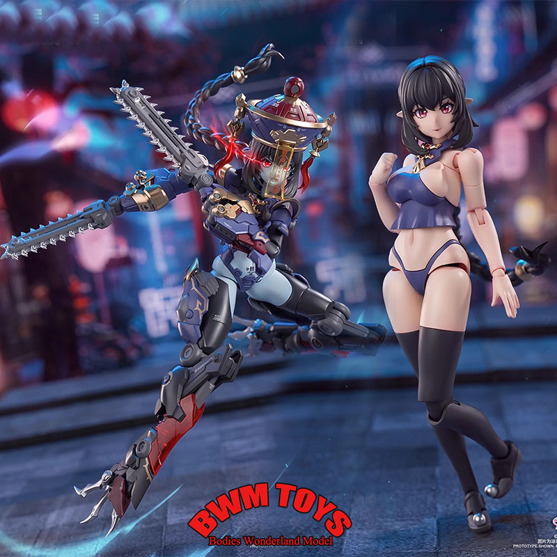 Model Kit Zombie Girl - ในสต็อก Hemoxian ชุด 1/12 Scale ทหารหญิง