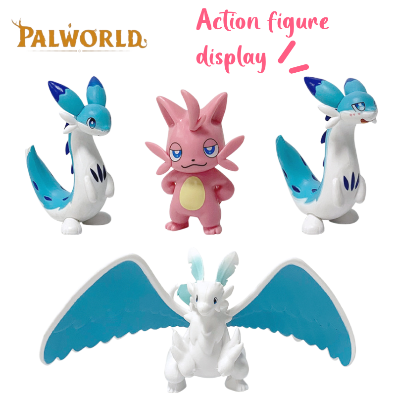 Model Kit New - ตุ๊กตาแฮนด์เมด Palworld Chillet Cryolinx Cattiva ใหม่