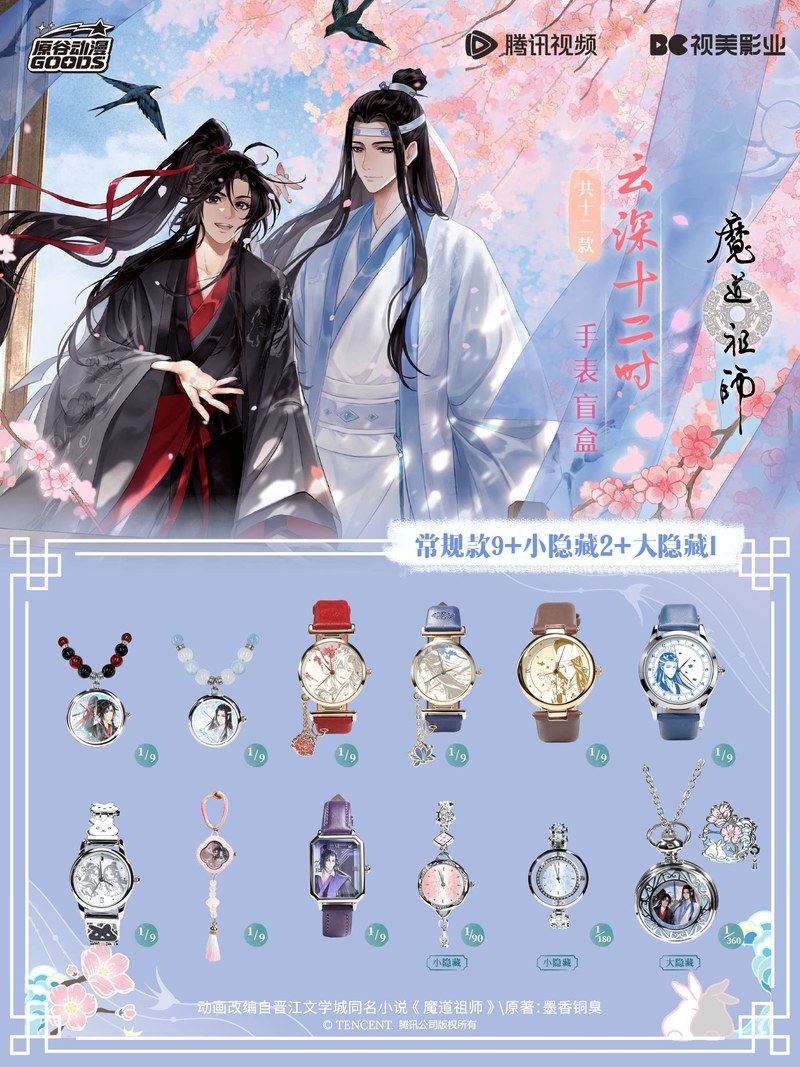 Model Kit Box - Mdzs Acg Goods จี้นาฬิกา The Untamed