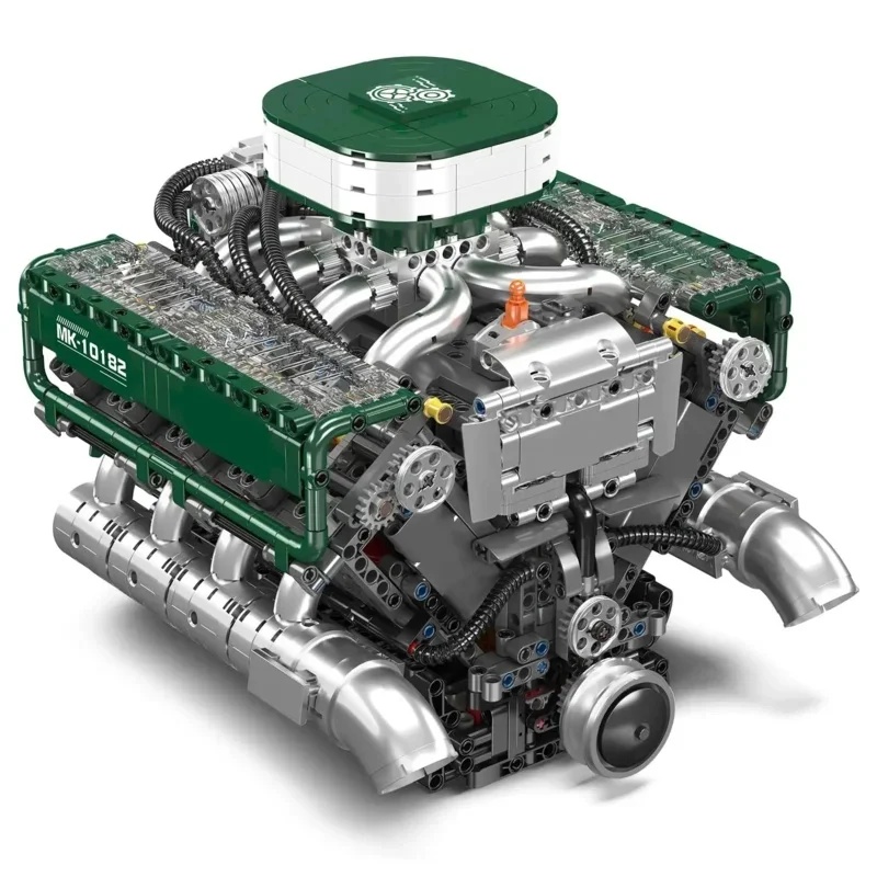 Model Kit V8 Engine - 2250 ชิ้น โมลด์คิง 10182 ชุดประกอบรถแข่งมอเตอร์ รุ่นเครื่องยนต์