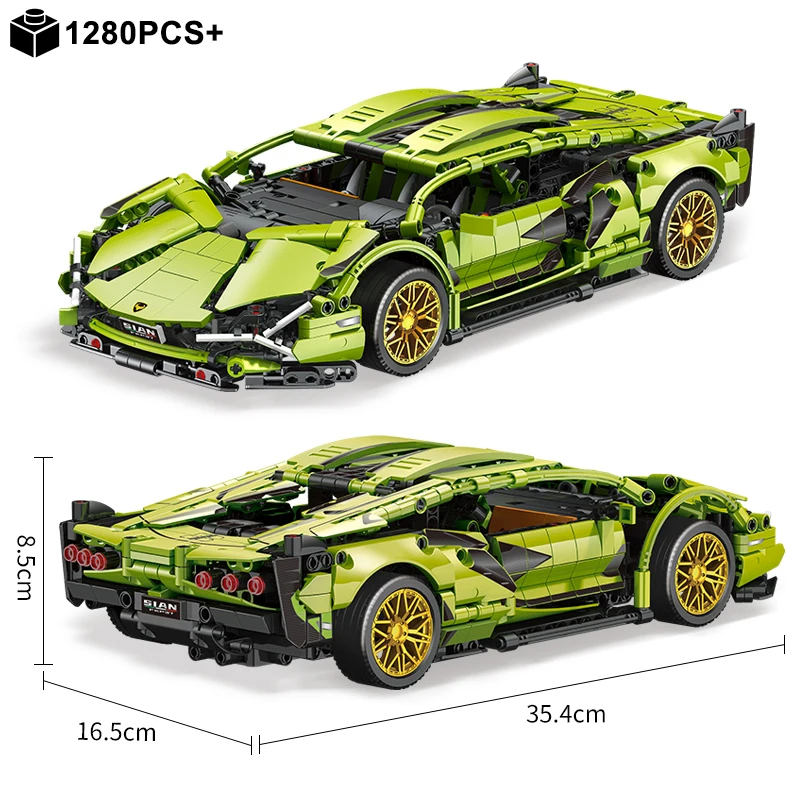 เทคนิคซุปเปอร์สปีด​​รถกีฬาบล็อ - Model Kit Lamborghini บทวิจารณ์และราคา