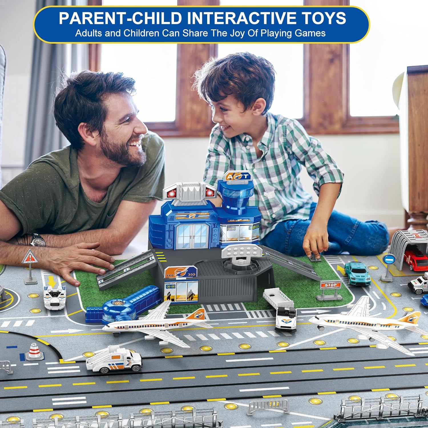 ชุดของเล่นฉากสนามบินสำหรับเด็ก - Model Kit Plane บทวิจารณ์และราคา