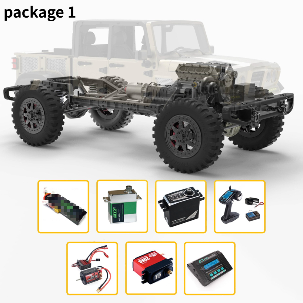 TWOLF 1/10 TW-715 ชุดโครงรถ 4W - Model Kit V8 Engine บทวิจารณ์และราคา