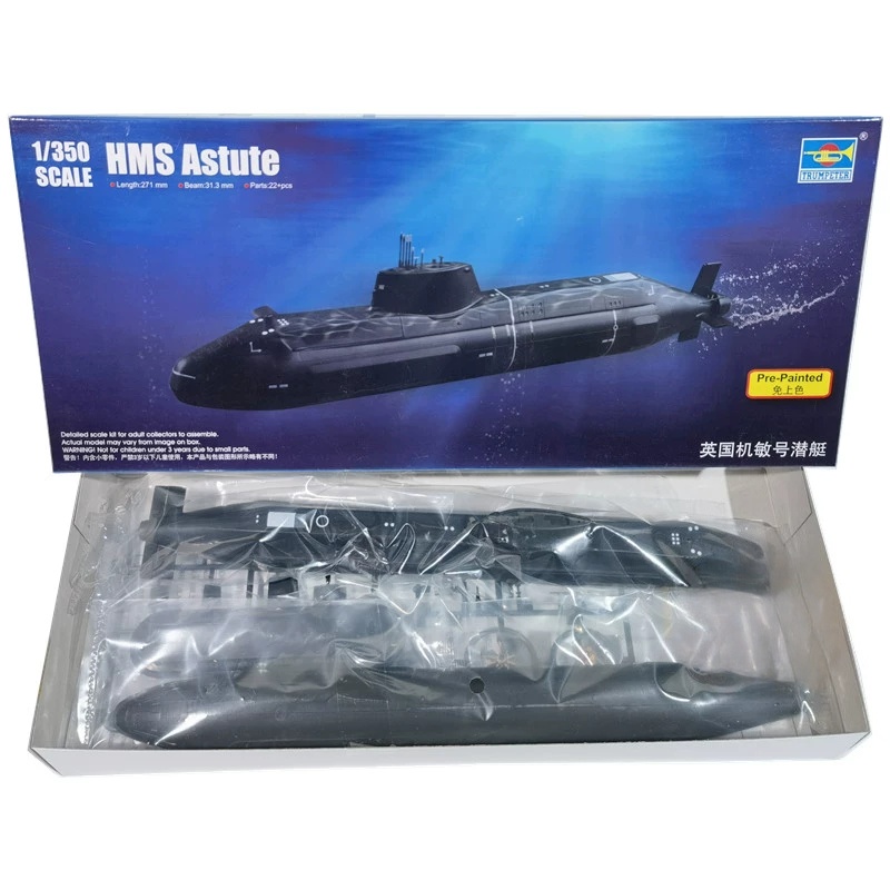 TRUMPETER 1/350 Scale HMS Astu - Model Kit Yamato บทวิจารณ์และราคา