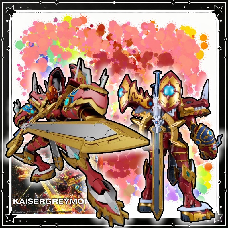 【มีสินค้าในสต็อก】Bandai Figure - Model Kit Kaisergreymon บทวิจารณ์และราคา