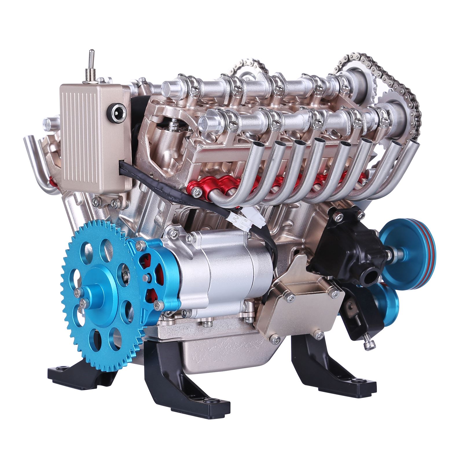 500 ชิ้น + DIY V8 เครื่องยนต์โ - Model Kit V8 Engine บทวิจารณ์และราคา