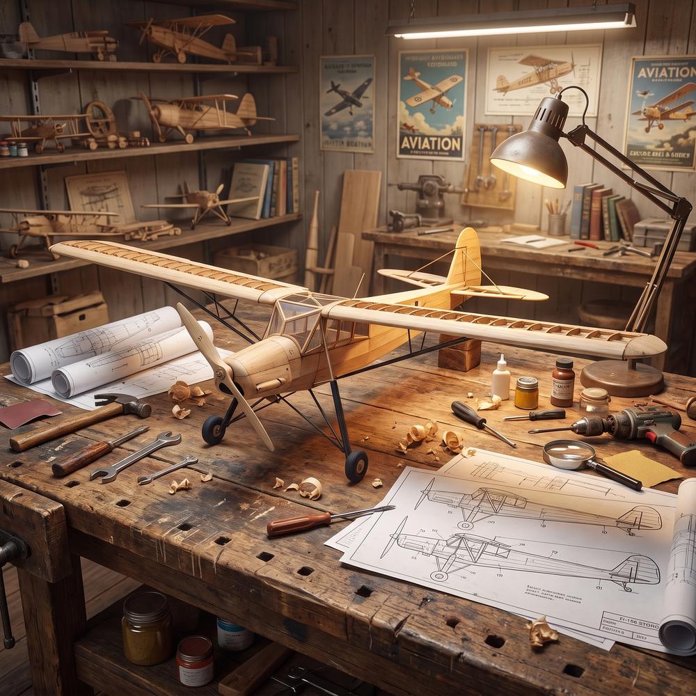 FI-156 ชุดโมเดลเครื่องบินวินเท - Model Kit Plane บทวิจารณ์และราคา