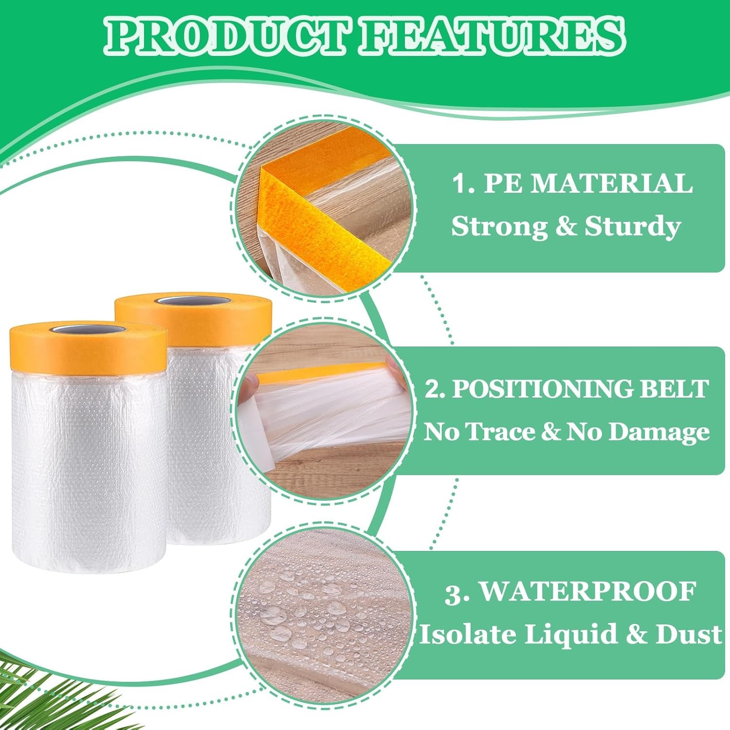 1 ม้วน 4x20m เทปและผ้าม่าน,Pre - Plastic Model Paint บทวิจารณ์และราคา