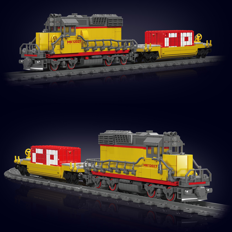 ตัวต่อ Mould King 12027 รถไฟเท - Plastic Model Paint บทวิจารณ์และราคา