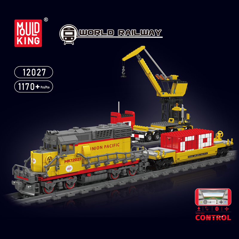 ตัวต่อ Mould King 12027 รถไฟเท - Plastic Model Paint บทวิจารณ์และราคา