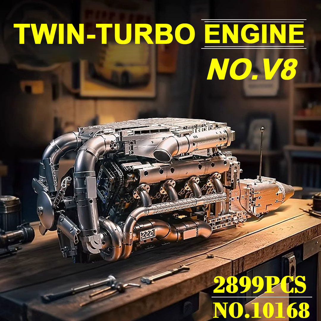 ชุดเครื่องยนต์ Mould King 1016 - Model Kit V8 Engine บทวิจารณ์และราคา
