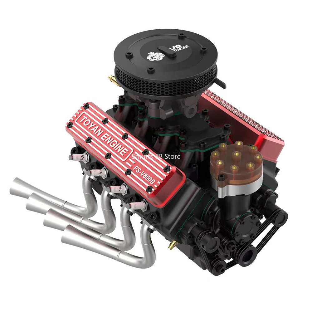 TOYAN V8 โลหะเครื่องยนต์ DIY 2 - Model Kit V8 Engine บทวิจารณ์และราคา