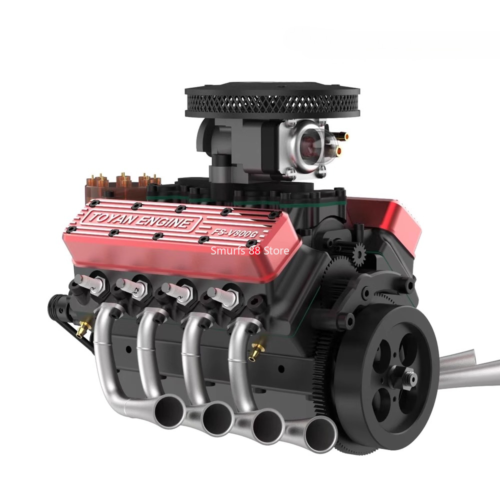 TOYAN V8 โลหะเครื่องยนต์ DIY 2 - Model Kit V8 Engine บทวิจารณ์และราคา